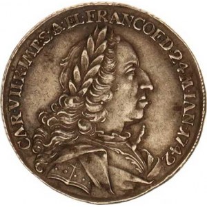 Karel VII. (1742-1745), Velký žeton na volbu za římského císaře 24.1.1742 ve Frankfurtu,