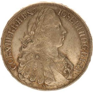 Josef II., jako spoluvladař (1765-1780), Tolar 1765 A, Vídeň 28,091 g, pár rysek
