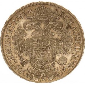 Josef II., jako spoluvladař (1765-1780), Tolar 1765 A, Vídeň 28,091 g, pár rysek