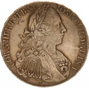 Josef II., jako spoluvladař (1765-1780), Tolar 1776 F/VC-S, Tyroly Hall 27,957 g