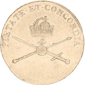 Leopold II. (1790-1792), Velký žeton ke korunovaci na římského krále 9.10.1790 ve Frankfur