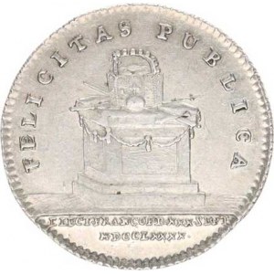 Leopold II. (1790-1792), Malý žeton k volbě za římského císaře 30.9. 1790 ve Frankfurtu, P