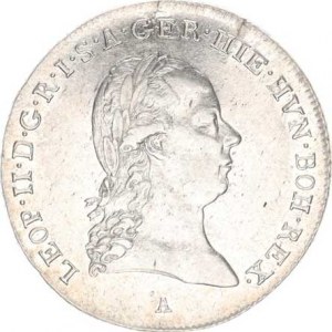 Leopold II. (1790-1792), 1/4 Tolar křížový 1792 A, tém.