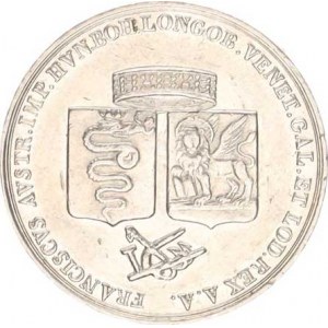 František I. (1792-1835), Velký žeton na holdování v Miláně 15.5. 1815, Pod lombardskou ko