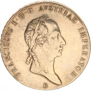 František I. (1792-1835), Tolar 1825 B, dr. hr., rys., tém.