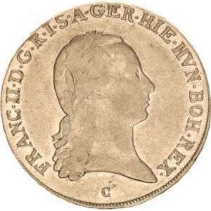 František I. (1792-1835), 1/2 Tolar křížový 1797 C, mír. just.