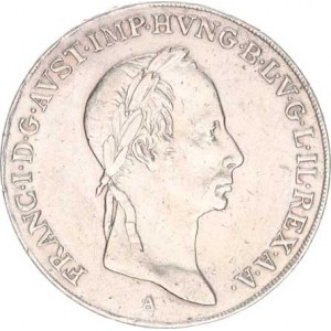 František I. (1792-1835), 1/2 Tolar 1830 A - Madona (pro Uhry) Husz. 1963 RR