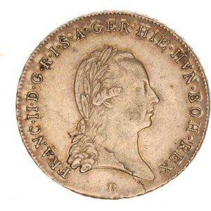 František I. (1792-1835), 1/4 Tolar křížový 1797 B, mír. just.