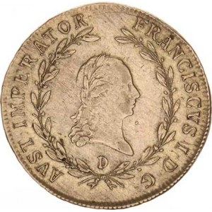 František I. (1792-1835), 20 kr. 1809 D, Salzburg R, patina
