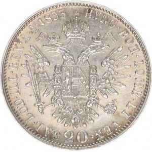 František Josef I.(1848-1918), 20 kr. 1853 A