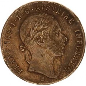 František Josef I.(1848-1918), 20 kr. 1854 B, hry.