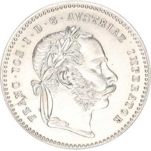 František Josef I.(1848-1918), 20 kr. 1872 b.zn. RR, tém.