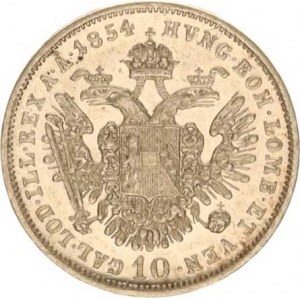 František Josef I.(1848-1918), 10 kr. 1854 A