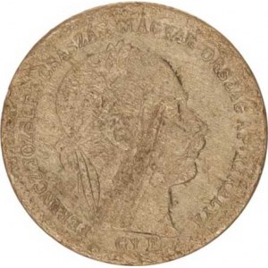 František Josef I.(1848-1918), 10 kr. 1868 GYF - VALTO PENZ RR, mělce ražen
