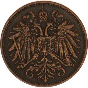 František Josef I.(1848-1918), 2 hal. 1892 b.zn. RRR 3,222 g, dr. úh.