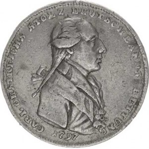 Medaile Rakousko - Uhersko, Karel Ludvík Jan, arcivévoda rakouský (1771-1847) - Žeton 1797 na