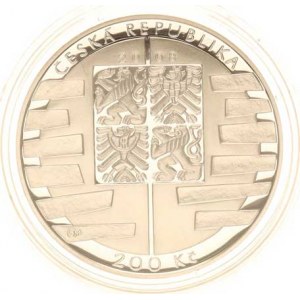Česká republika (1993-), 200 Kč 2008 - Vstup do Schengenského prostoru orig.etue, k
