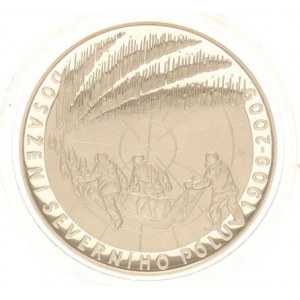 Česká republika (1993-), 200 Kč 2009 - Dosažení severního pólu kapsle +orig.etue