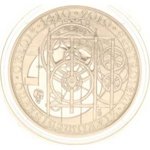 Česká republika (1993-), 200 Kč 2010 - Staroměstský orloj orig.etue, kapsle +cer