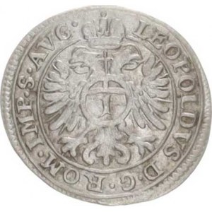 Augsburg - město, 1 Kreutzer 1695, s tit. Leopolda I. KM 109