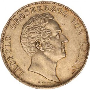 Baden, Leopold I. (1830-1852), 2 Tolar (3-1/2 Gulden) 1841 KM 212; Dav. 524 R