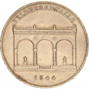Baden, Leopold I. (1830-1852), 2 Tolar (3 1/2 Gulden) 1844 - Feldherrnhalle KM 818 (43