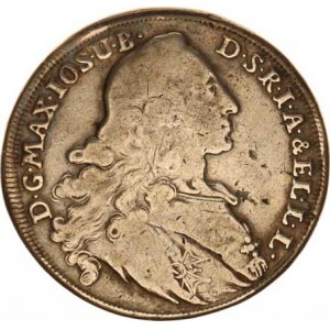 Bavorsko, Maximilian III.Joseph (1745-1777), Tolar 1770 KM 519,1, na hr. stopa po oušku