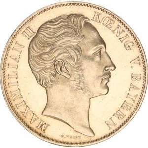Bavorsko, Maximilian II. (1848-1864), 2 Gulden 1855 - Obnovení Mariánského sloupu v Mnichově R