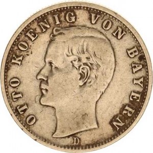 Bavorsko, Otto (1886-1913), 2 Mark 1903 D KM 511