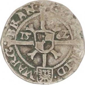 Brandenburg - Ansbach, Georg Fridrich (1543-1603), 1 Kreuzer 1562 - s tit. Ferdinanda I. Schrötter