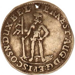 Brunsw-Luneb-Calenb, Ernst August (1679-1698), 2 Mariengroschen 1689 - divý muž KM 256, malá dírka