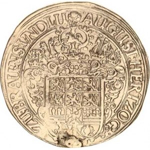 Brunswick - Wolfenbüttel, August II. (1634-1666), Tolar 1638 HS , divý muž / erb Dav. 6337; KM 393,
