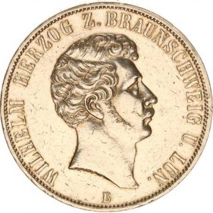 Brunswick - Wolfenbüttel, Wilhelm (1831-1884), 2 Tolar 1856 B - 25. výr. vlády KM 1149 (raženo 1745
