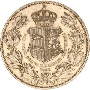 Brunswick - Wolfenbüttel, Wilhelm (1831-1884), 2 Tolar 1856 B - 25. výr. vlády KM 1149 (raženo 1745