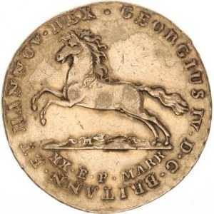 Hannover, Georg IV. (1820-1830), 16 Gute Groschen 1824 KM 138, dr. rys.