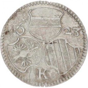 Kempten - město, 1/2 kr. 1623 (Ferdinand II.) KM 63 R