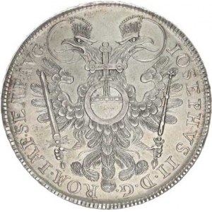 Norimberk - město, Tolar 1768 SR - s tit. Josefa II., pohled na město / orlice