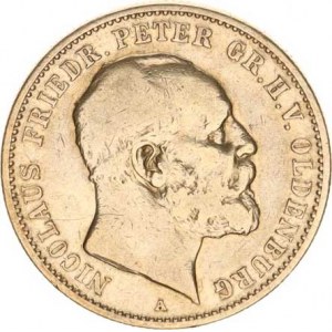 Oldenburg, Nicolaus Frid.Peter (1853-1900), 2 Mark 1891 A KM 201 RR