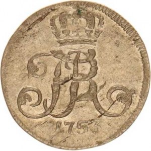 Prusko, Friedrich II.(1740-1786), 1/24 tolaru 1753 G KM 263