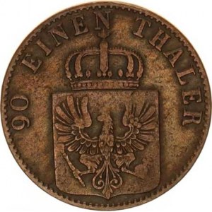 Prusko, Wilhelm I. (1861-1888), 4 Pfennige 1862 A KM 483