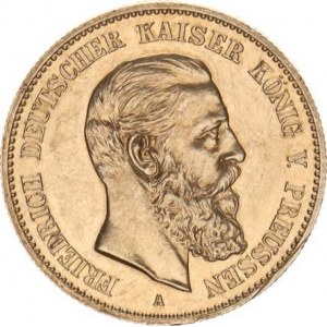 Prusko, Friedrich III.(1888), 2 Mark 1888 A Y. 116; KM 510, nep. hr.