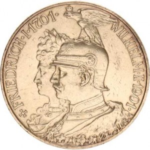 Prusko, Wilhelm II. (1888-1918), 5 Mark 1901 A - 200 let království KM 526, zc. nep. rys.