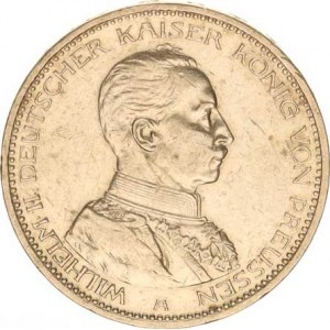 Prusko, Wilhelm II. (1888-1918), 5 Mark 1913 A - 25. výročí vlády KM 536