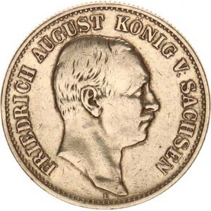 Sasko, Friedrich August III. (1904-1918), 2 Mark 1907 E KM 1263