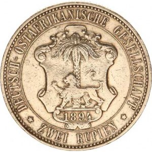 Německá východní Afrika, 2 Rupie 1894 KM 5 RRR