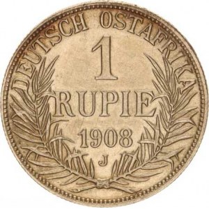 Německá východní Afrika, 1 Rupie 1908 J KM 10 R