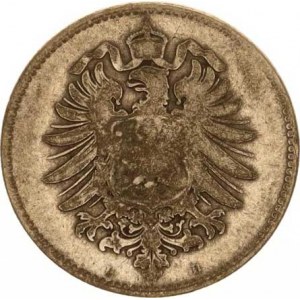Německo, drobné ražby císařství, 1 Mark 1877 B RR