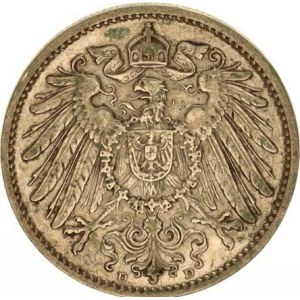 Německo, drobné ražby císařství, 1 Mark 1893 D
