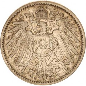 Německo, drobné ražby císařství, 1 Mark 1893 F