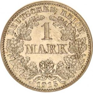 Německo, drobné ražby císařství, 1 Mark 1915 J